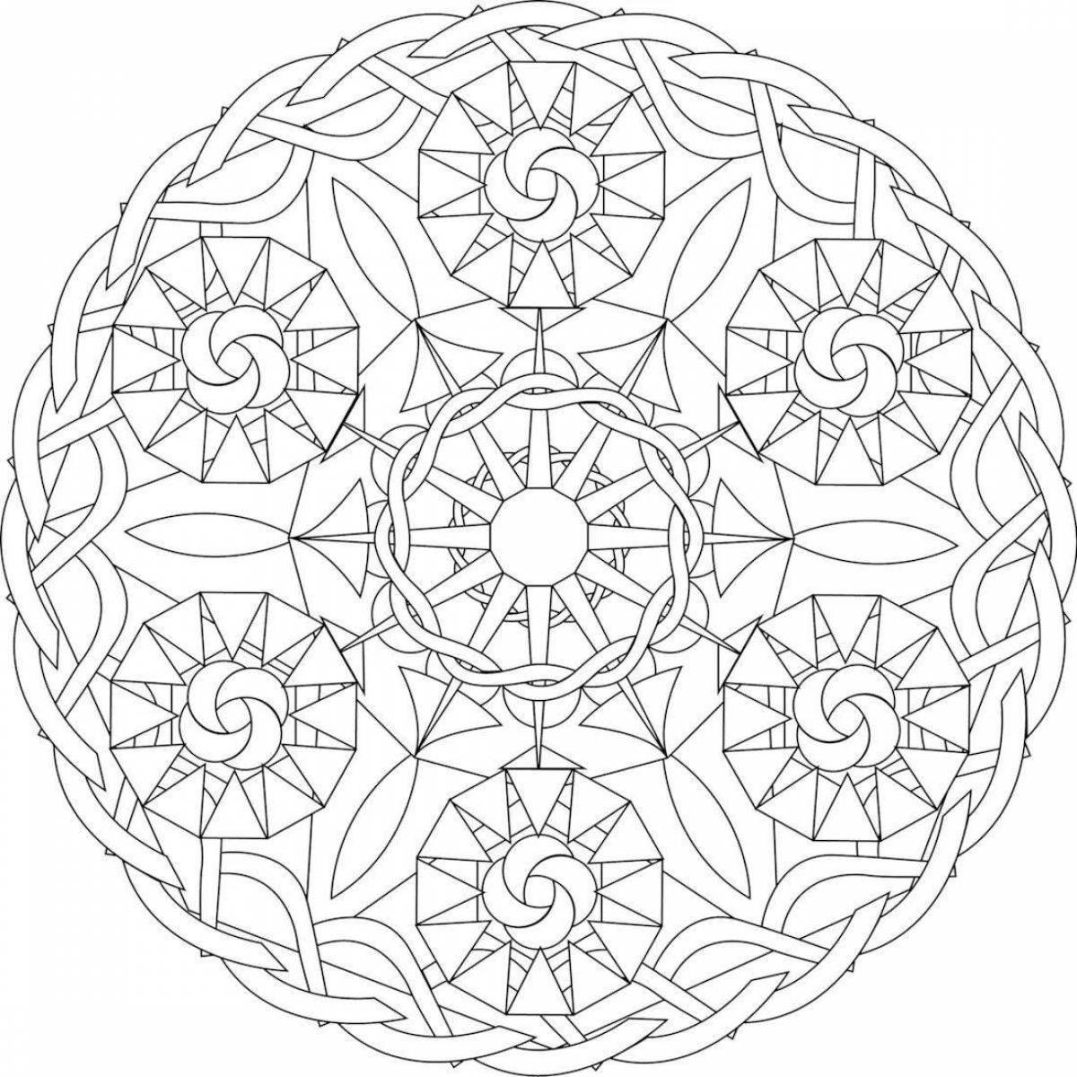 Delightful coloring pages beautiful mandalas