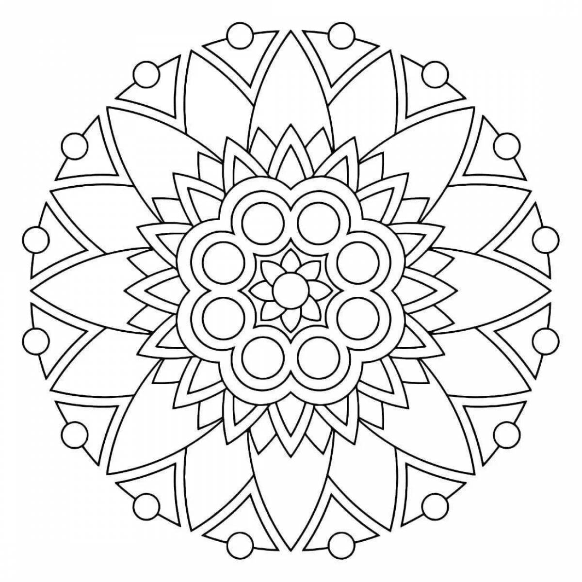 Sublime coloring page beautiful mandalas