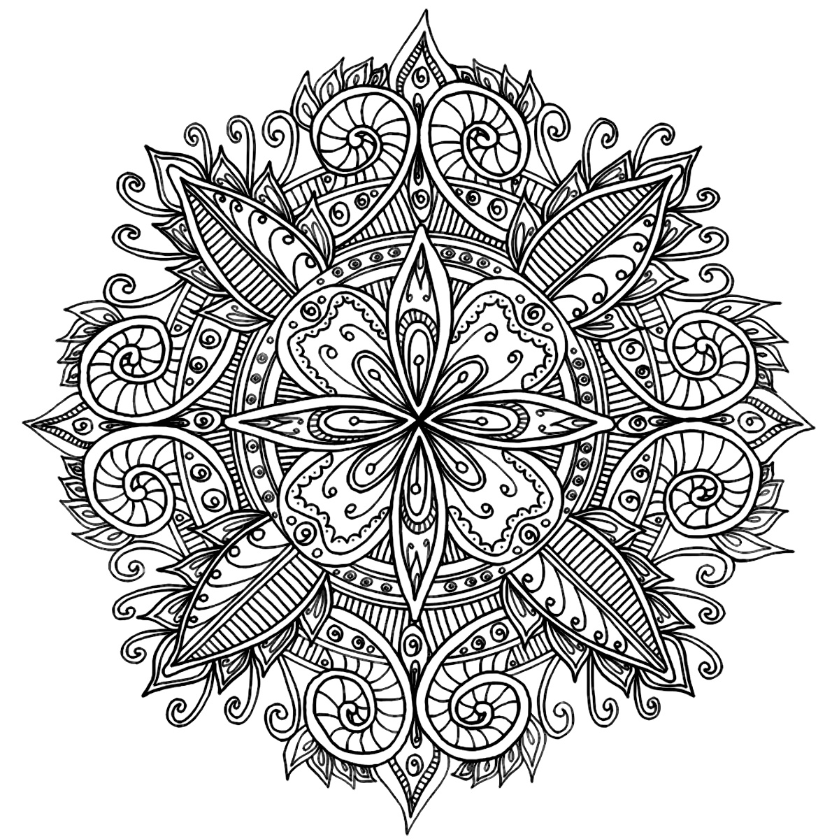 Mandalas beautiful #9