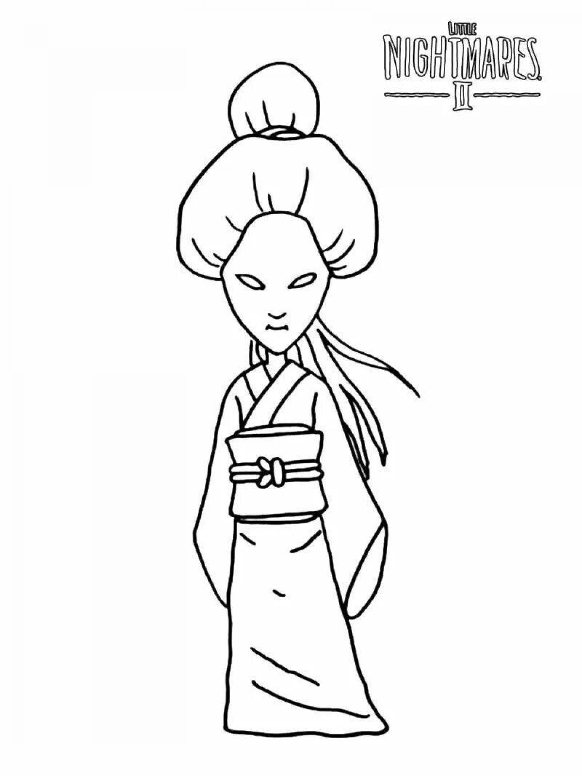 Great little nightmares coloring book