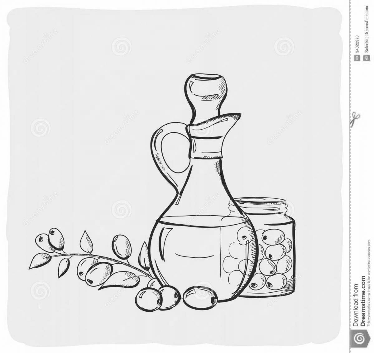 Coloring inspiration olive oil