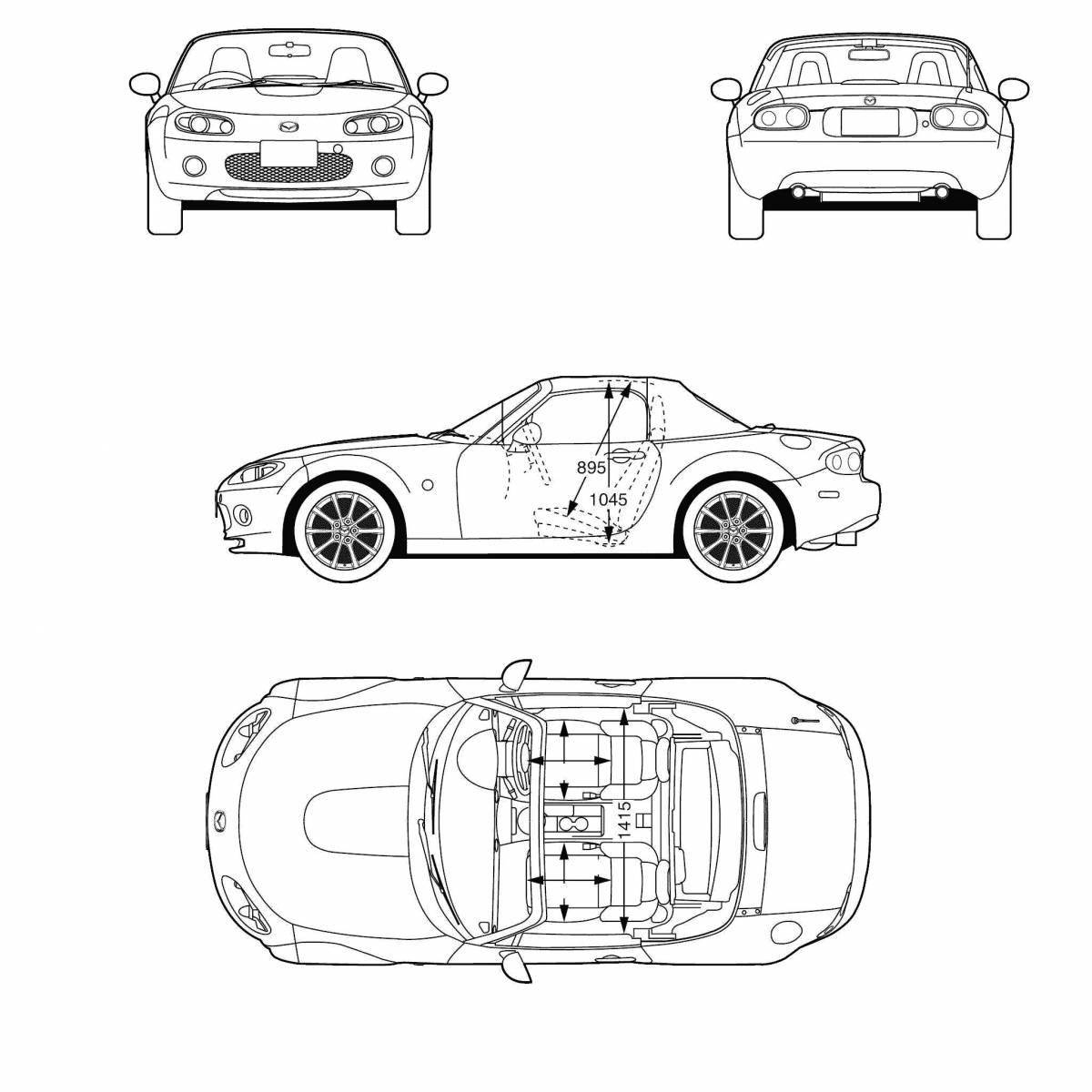 Mazda rx7 Blueprint
