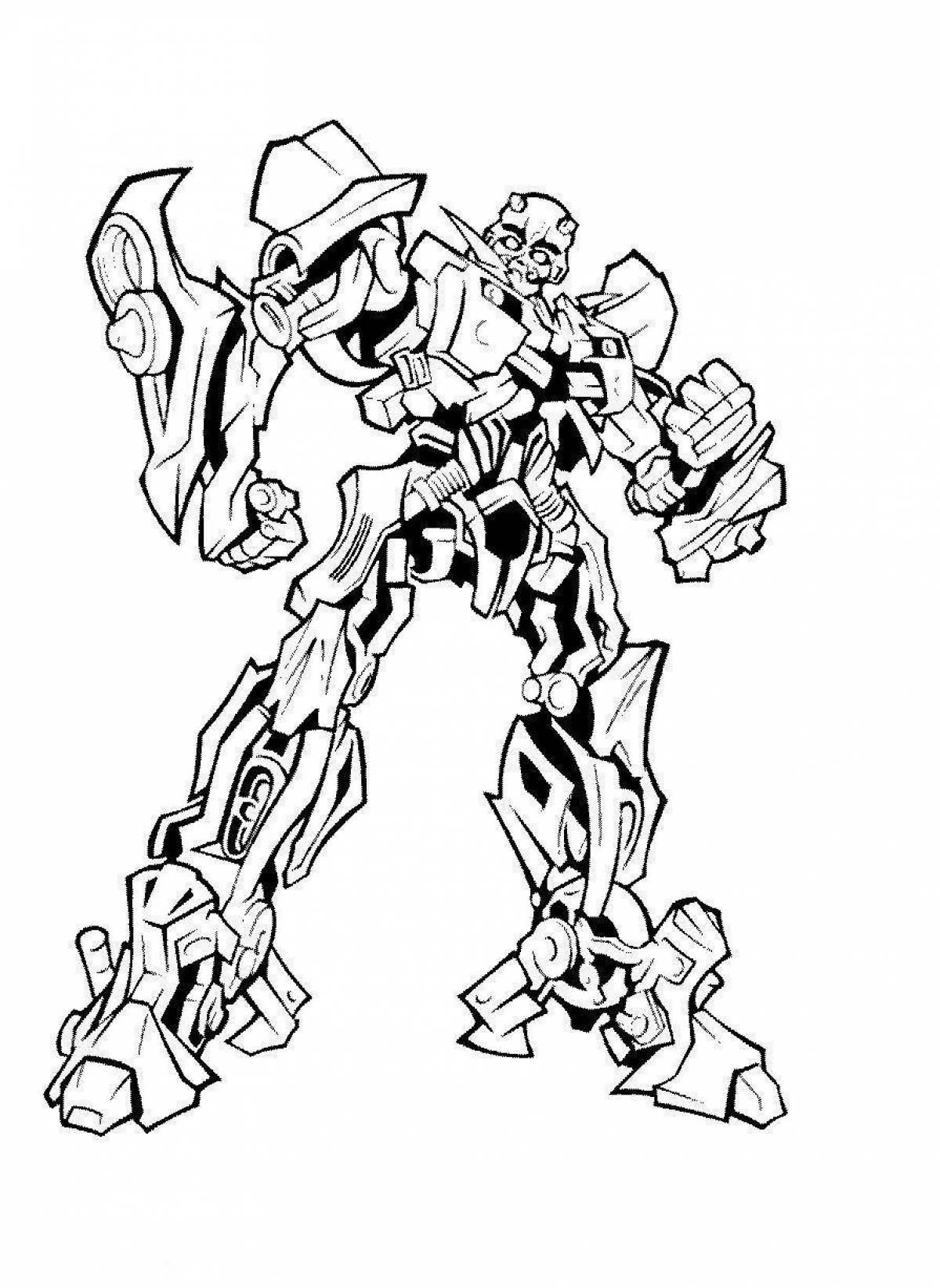 Impressive transformers ratchet coloring page