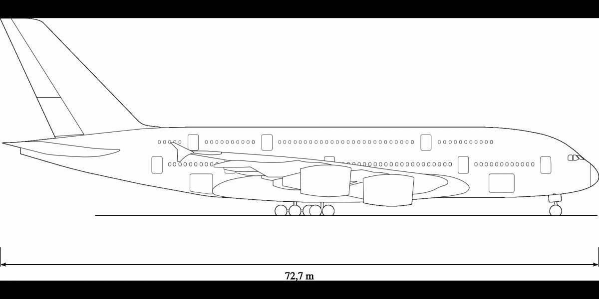 Coloring page dazzling double-decker plane
