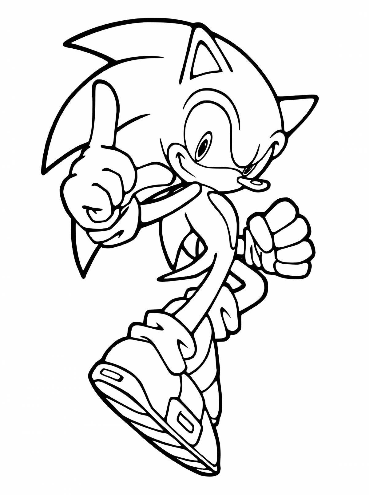 Radiant coloring page super knuckles