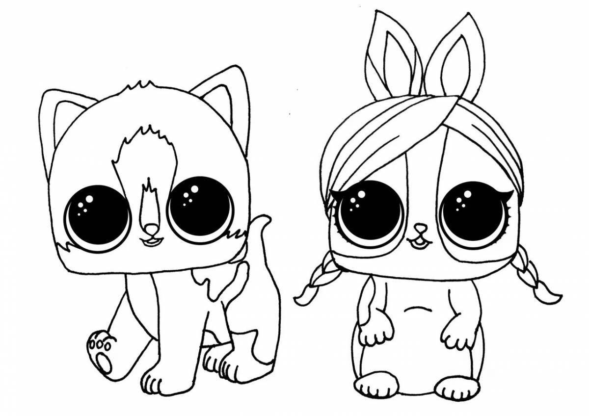 Coloring lol pets