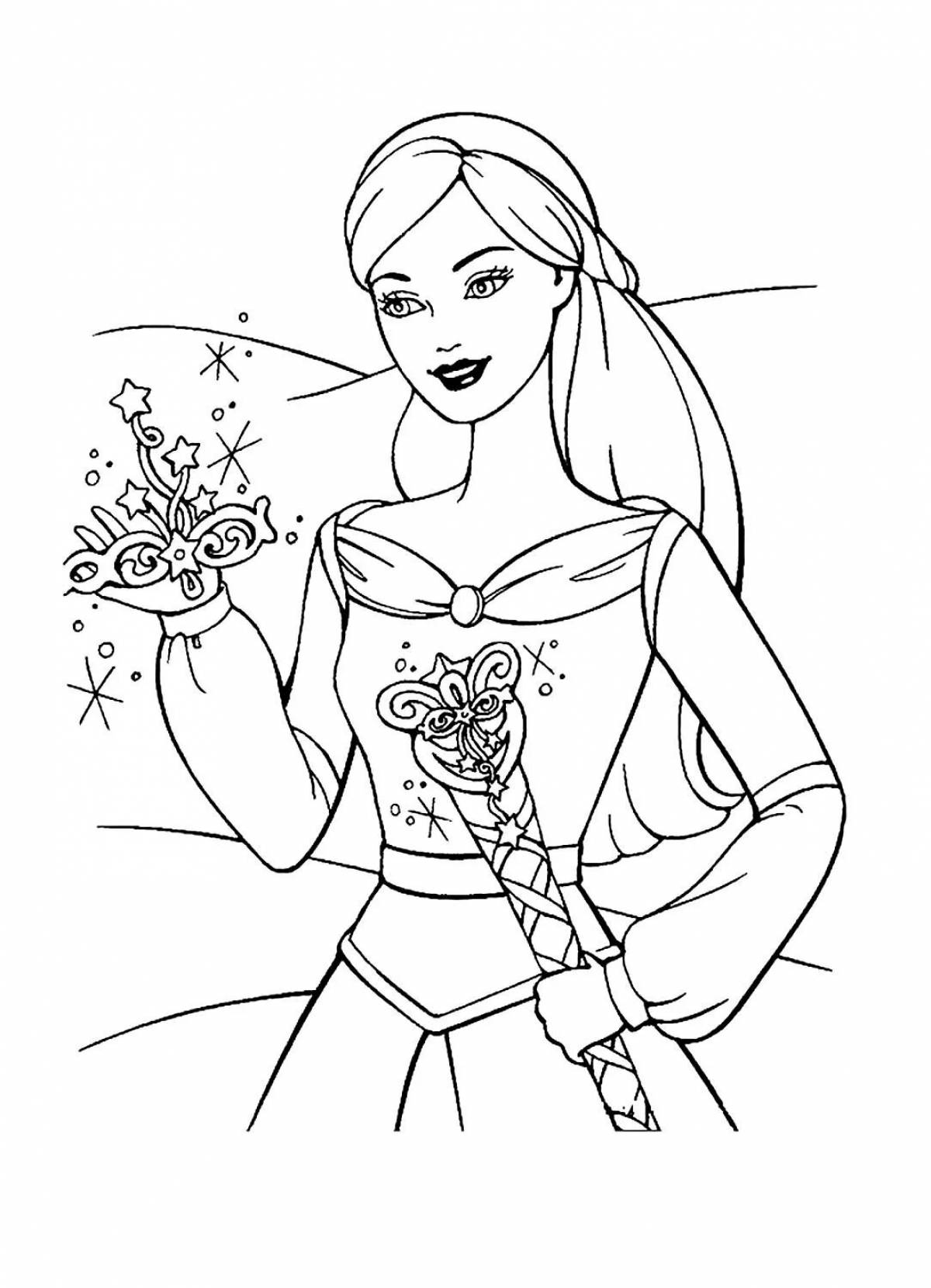 Coloring page twinkling kyzdarga arnalgan