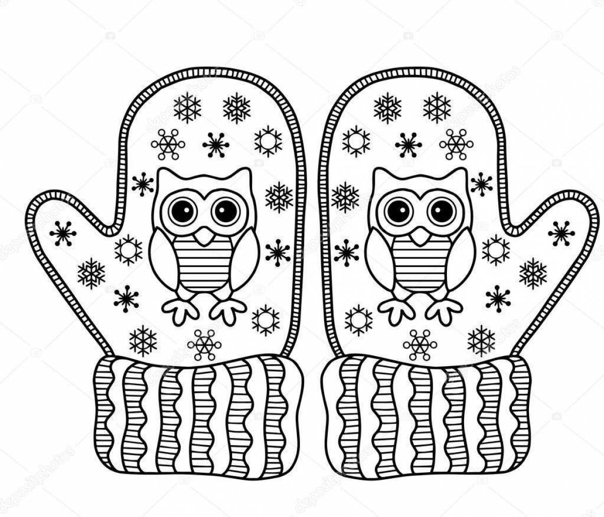 Living outline of the mittens