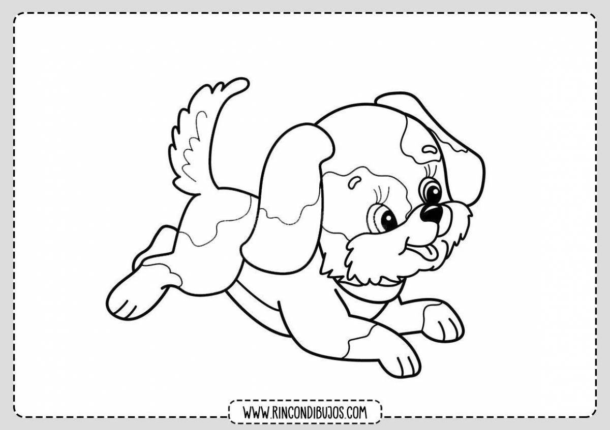 Mikhalkov's friendly puppy coloring book