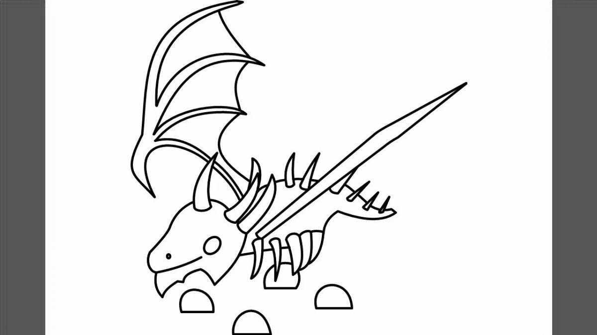 Color-frenzy roblox pets coloring page