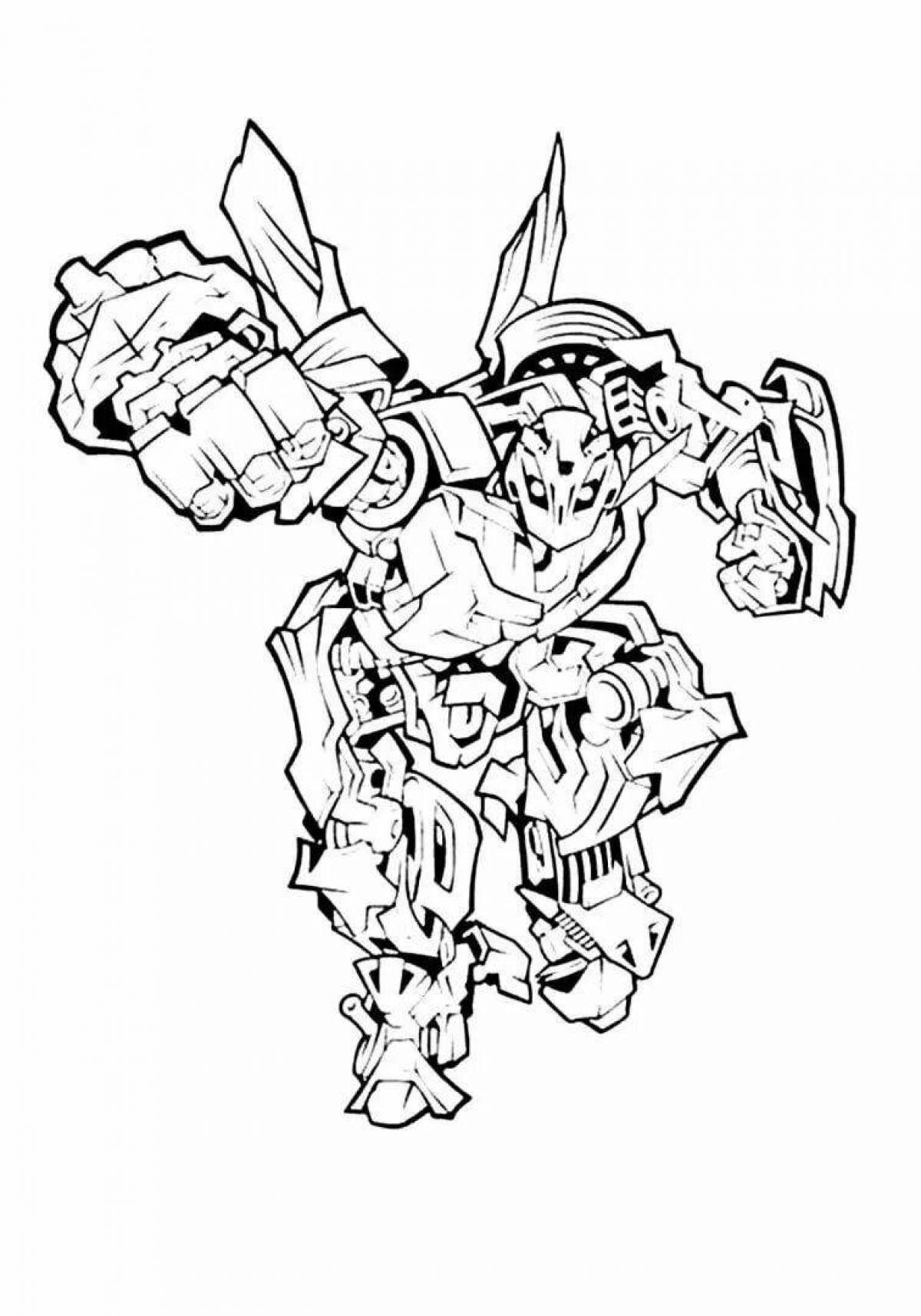 Impressive Transformers movie coloring page