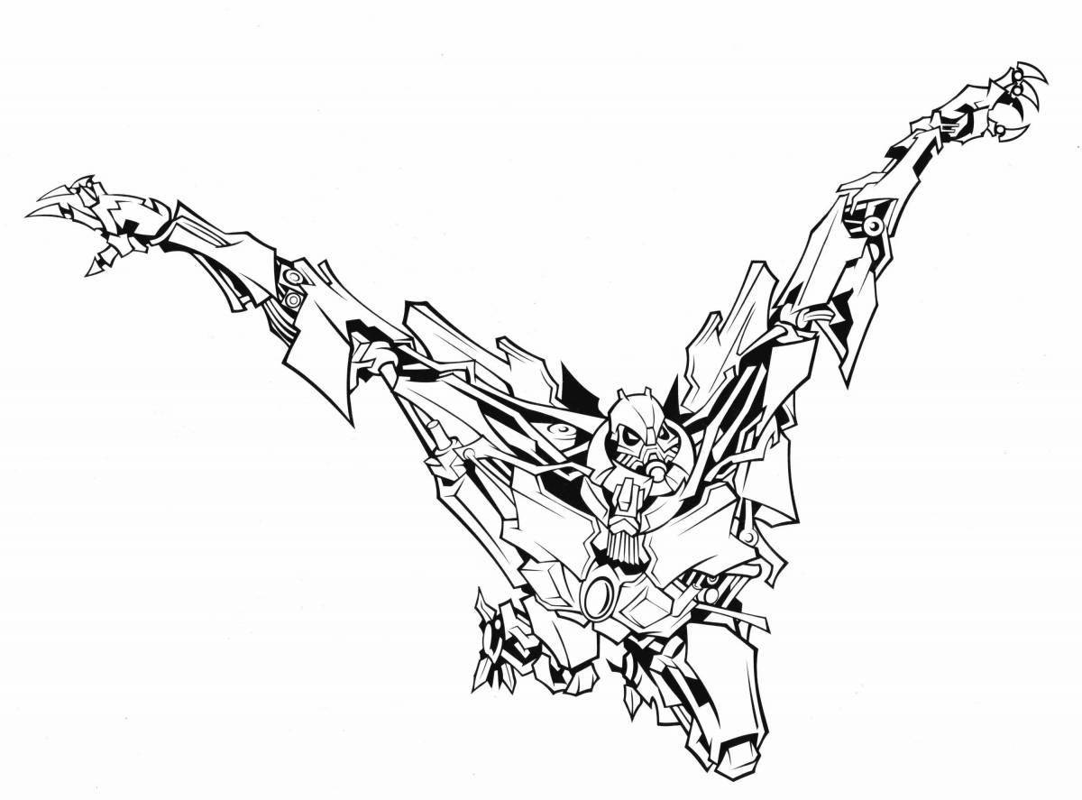 Colorful transformers movie coloring book