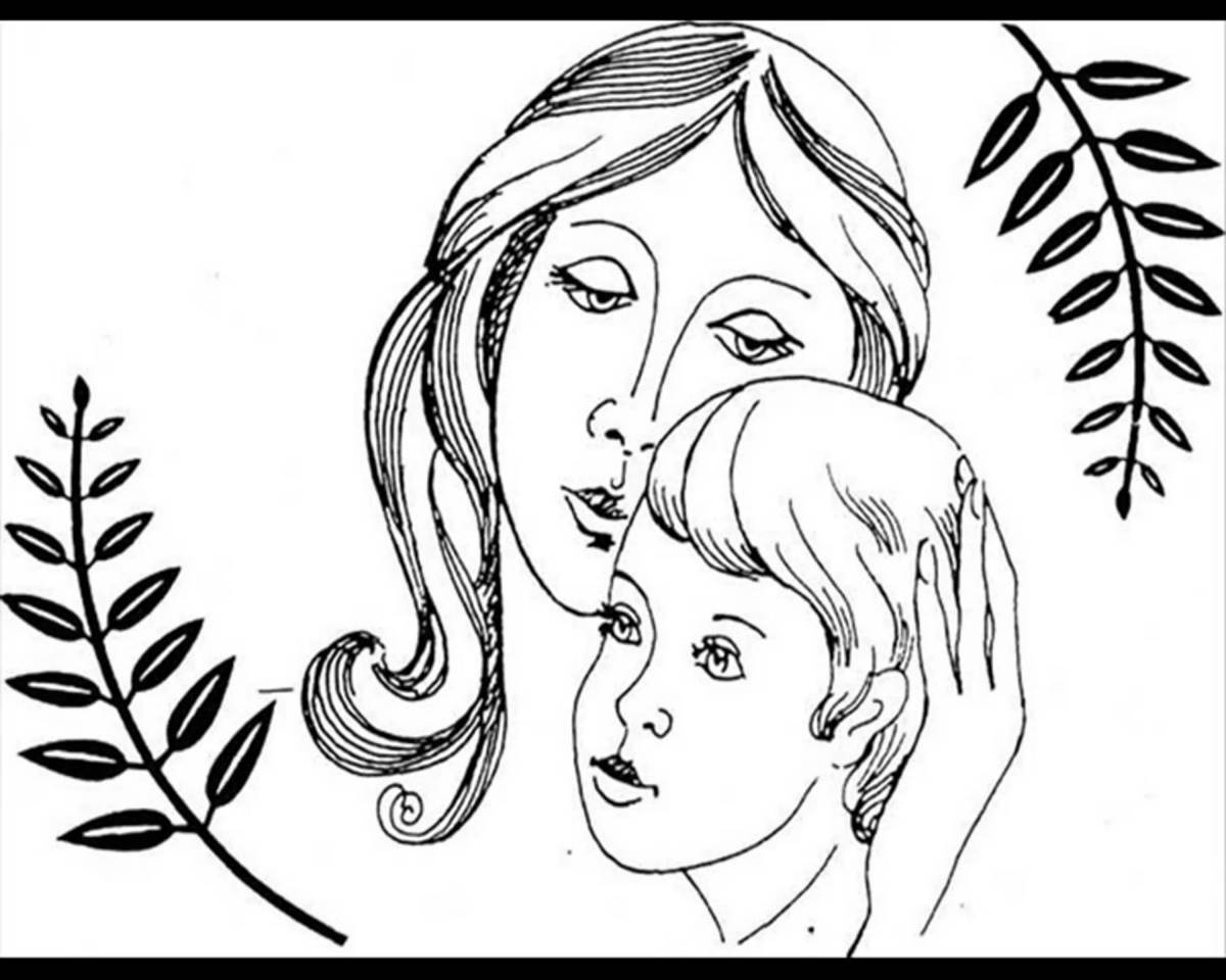 Violent coloring page mom photo