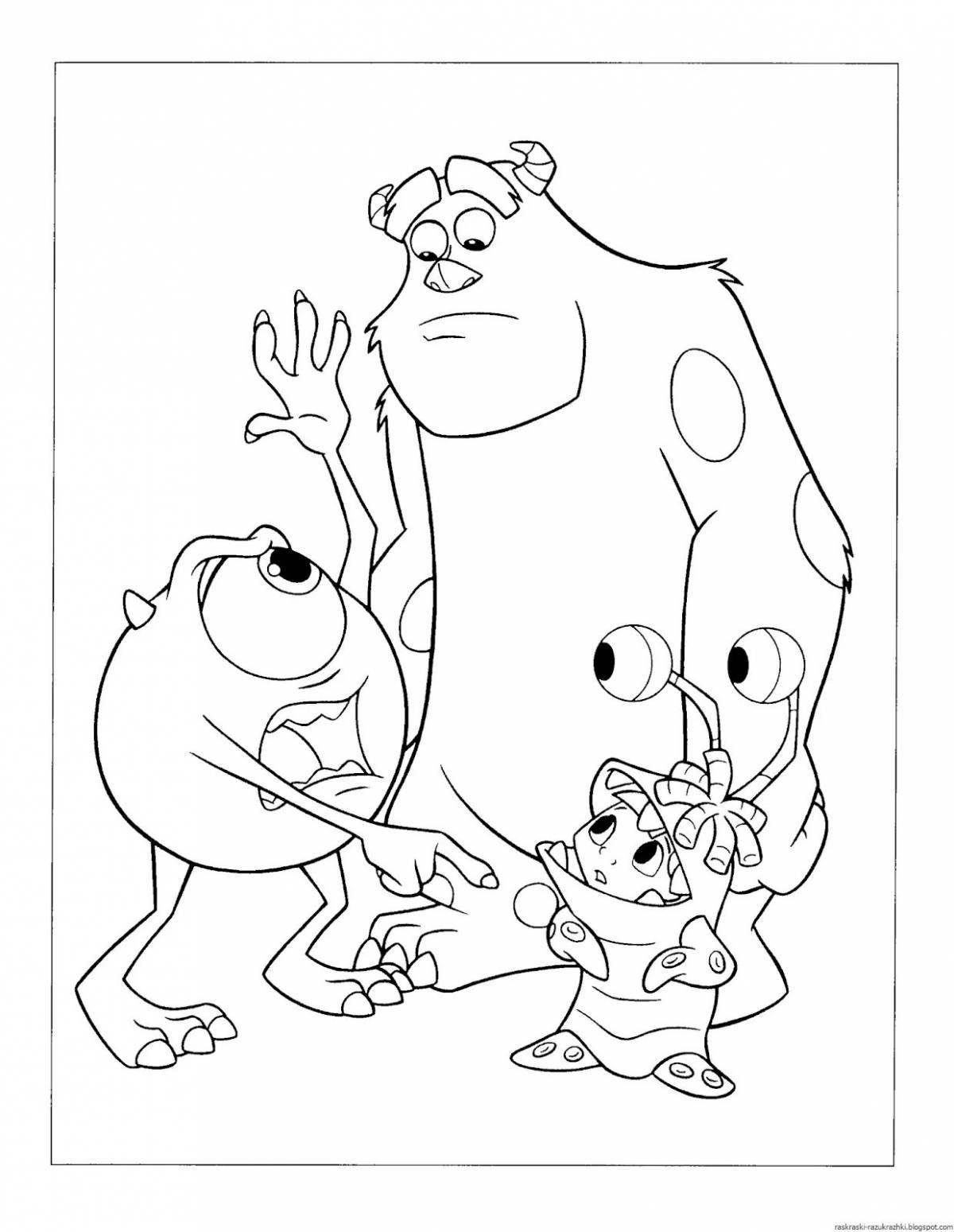 Joyful 2022 cartoon coloring book