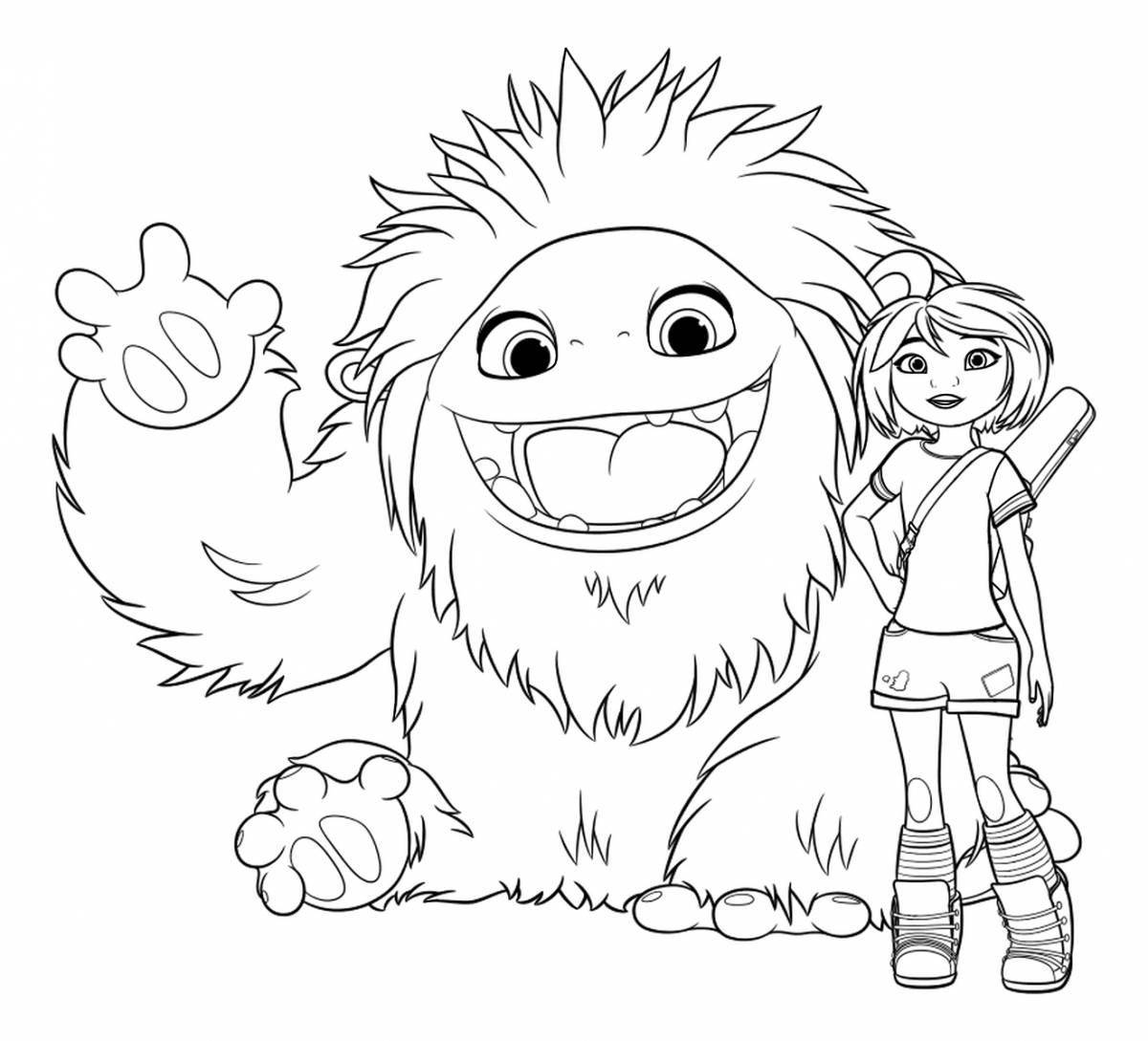 Jovial 2022 cartoon coloring page
