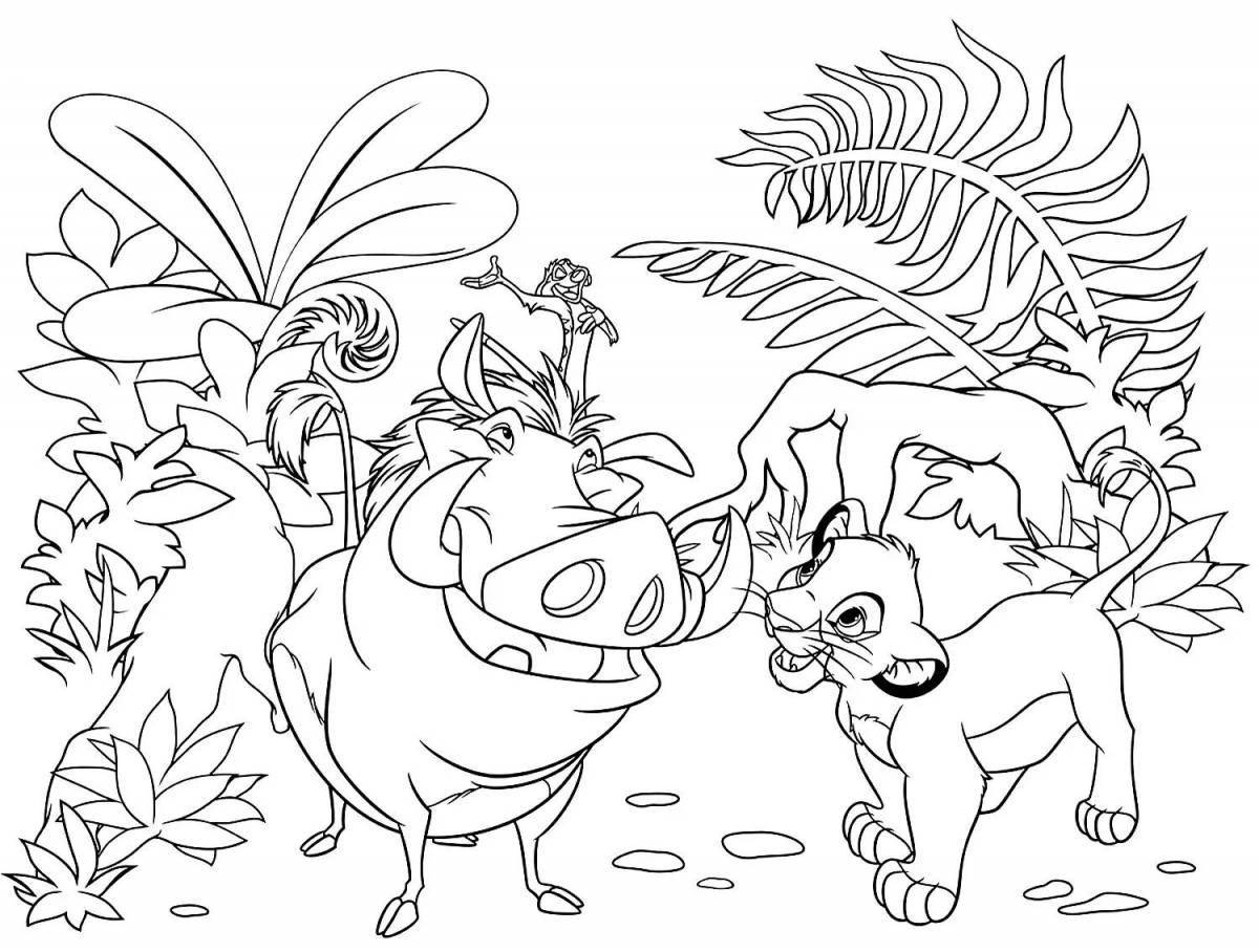 Violent cartoon 2022 coloring book