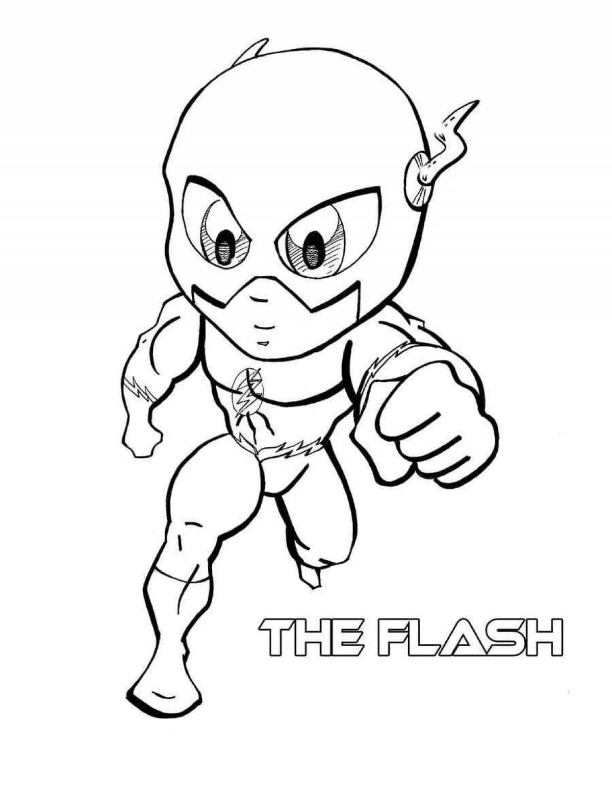 Majestic coloring pages superheroes small