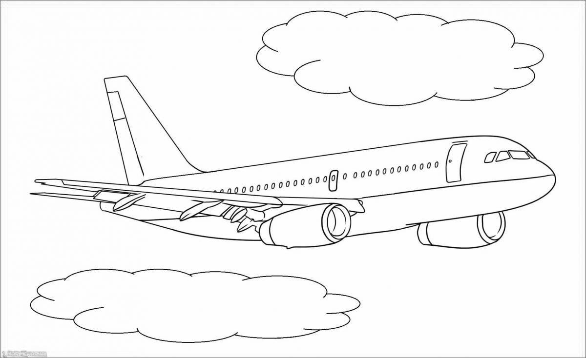 Fun boeing 737 coloring book