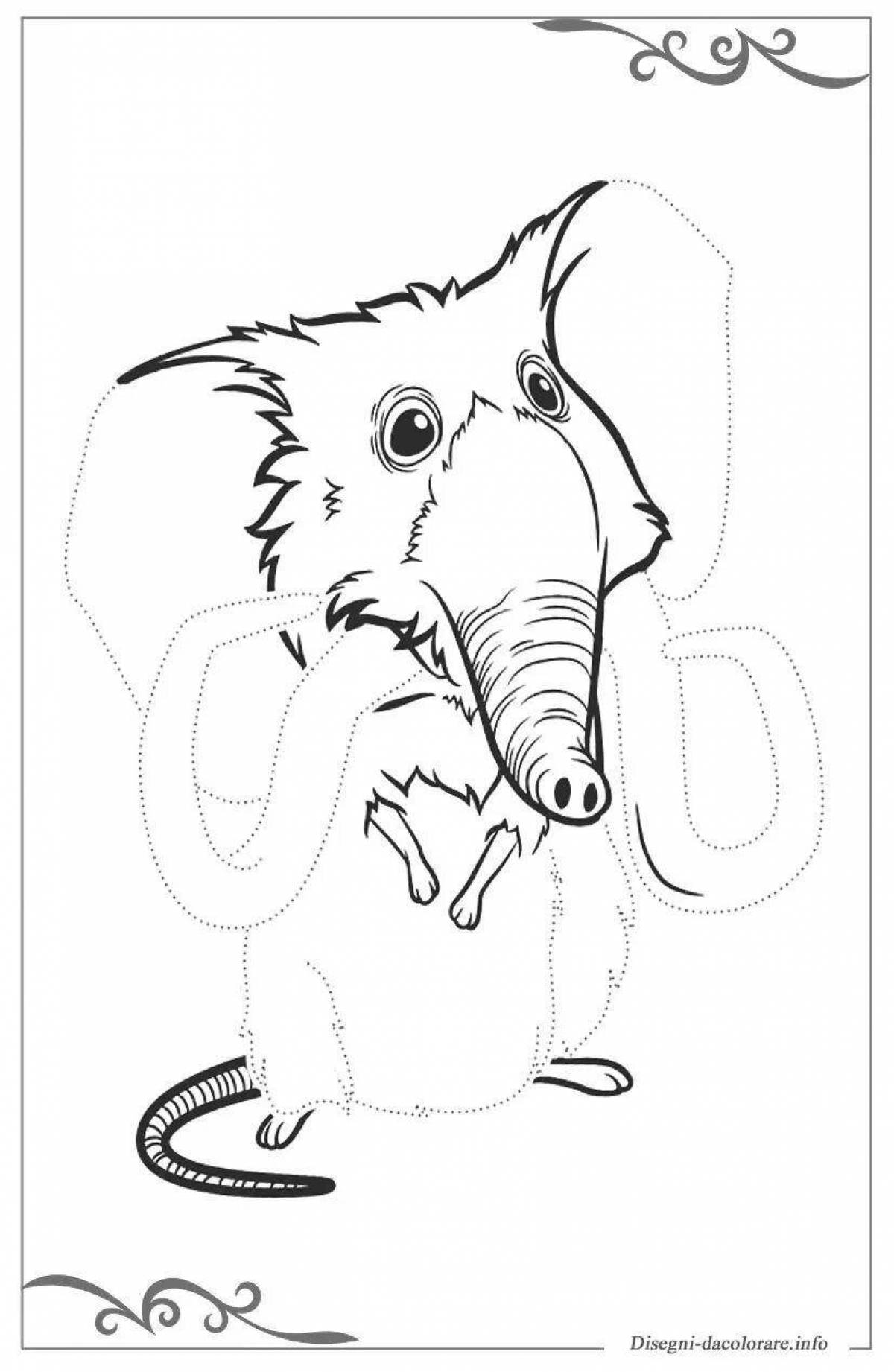 Magic coloring non-existent animal