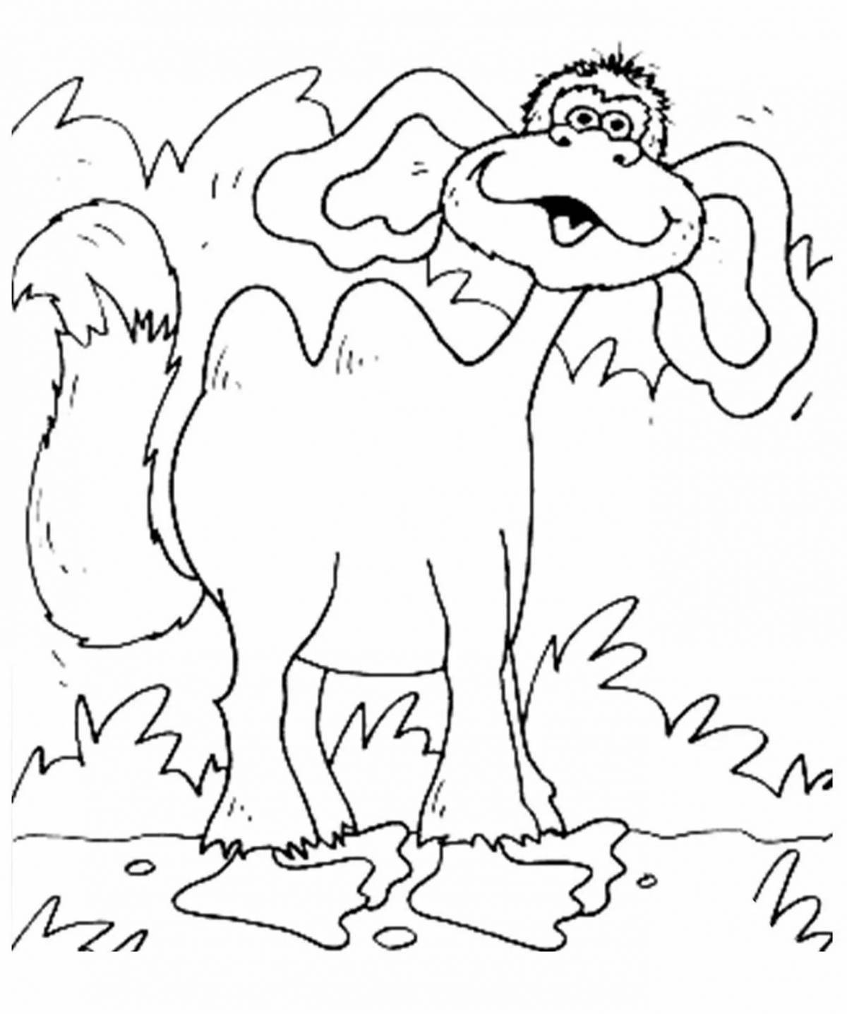 Exotic coloring non-existent animal