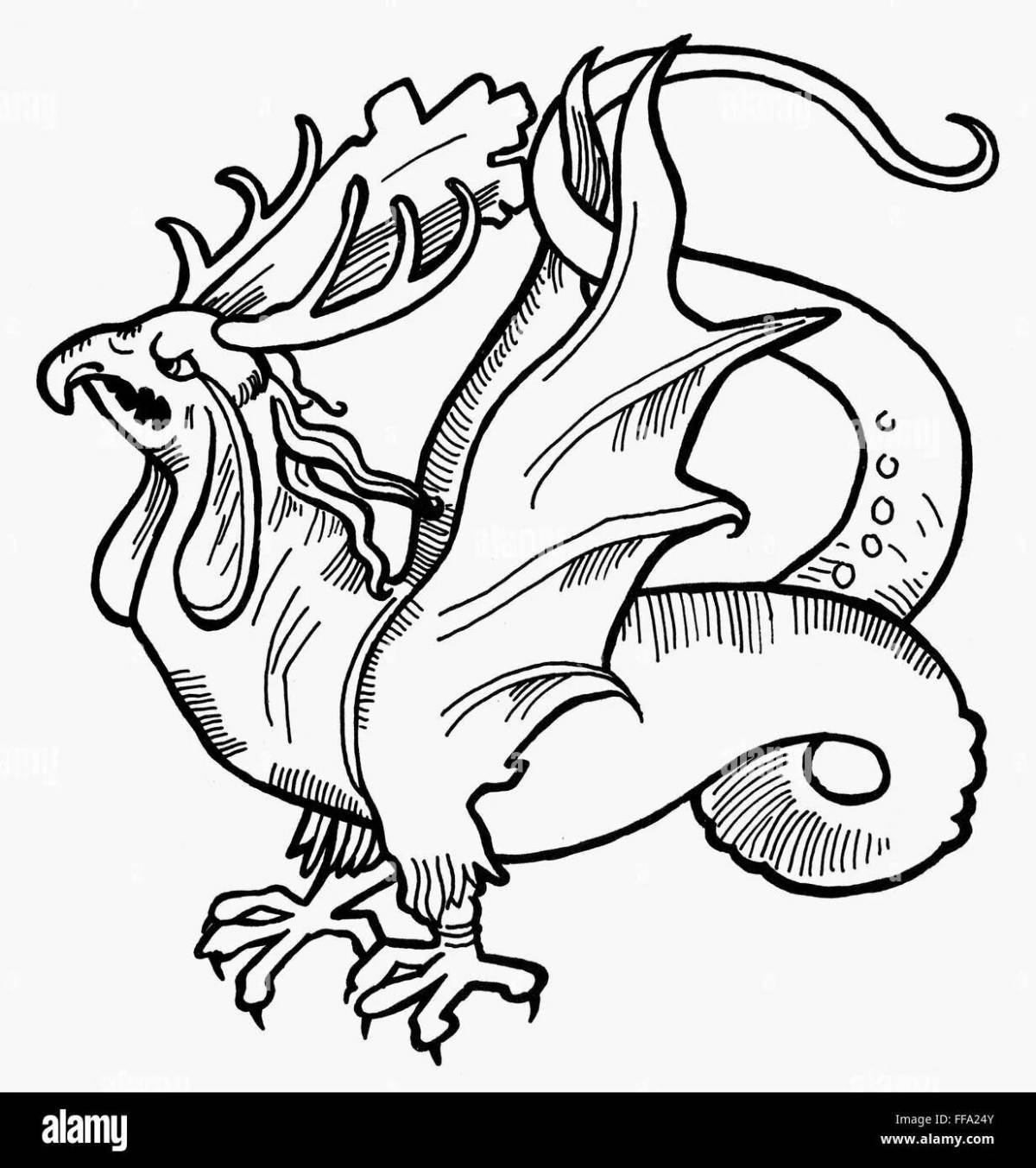 Color painting non-existent animal