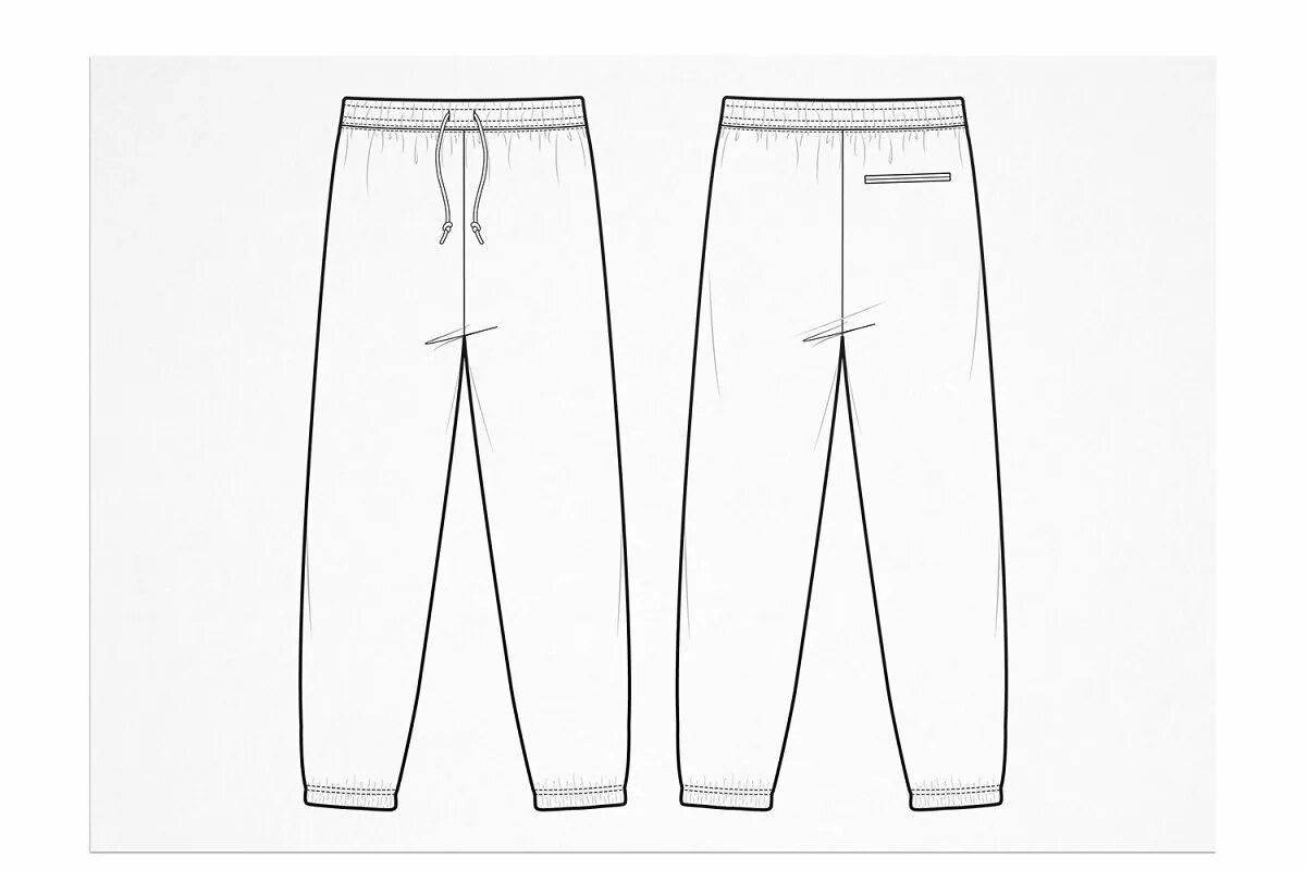 Coloring bright sweatpants
