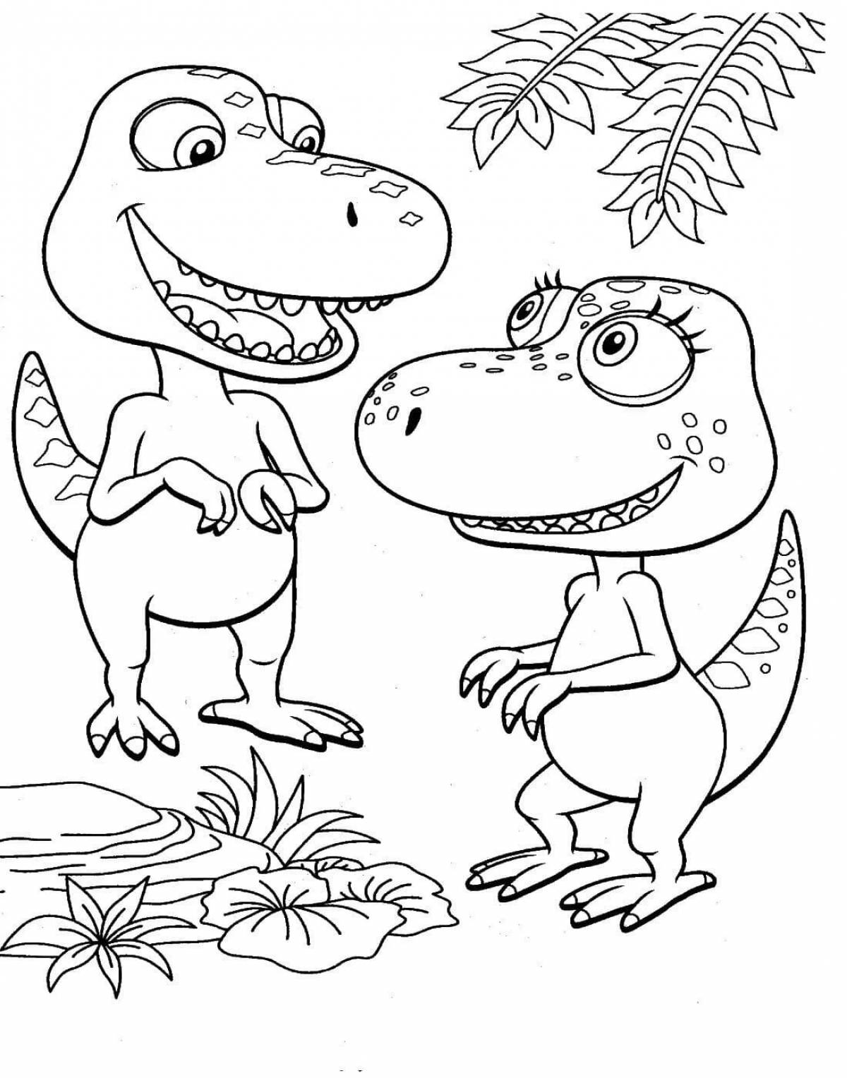 Мультяшные динозавры #2