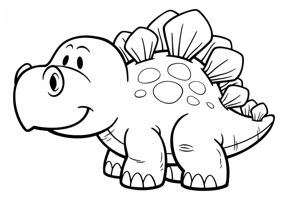 Динозавр раскраска для детей - 71 фото
