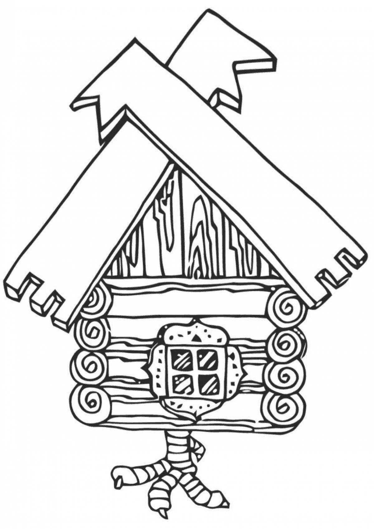 Photo Fairy hut magic coloring