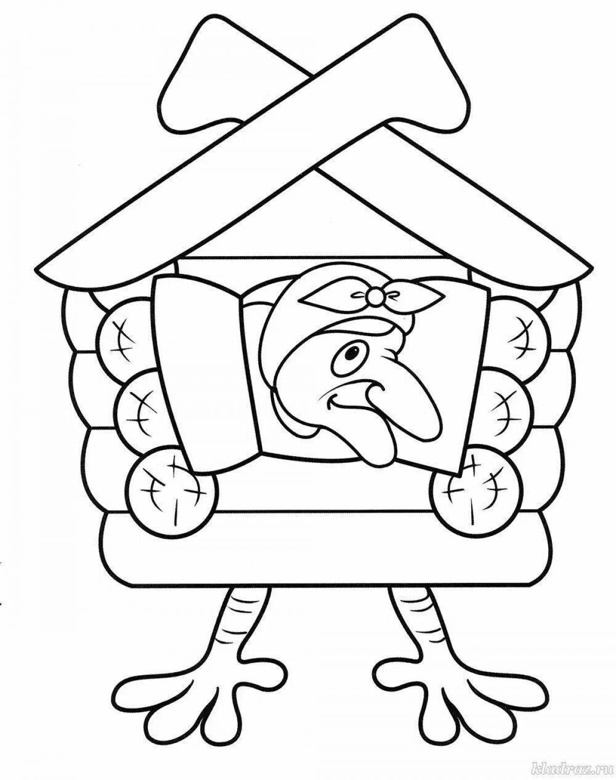 Great fairy hut coloring book