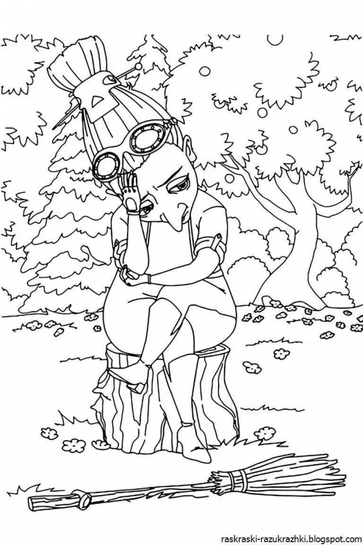 Awesome princess marlene coloring page