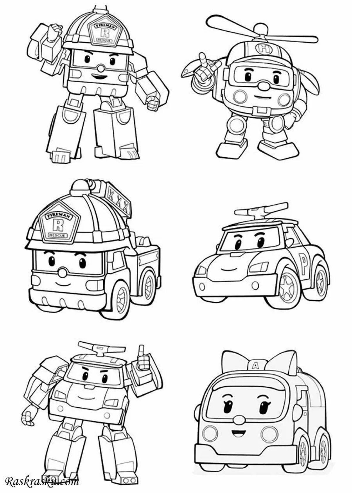 Ember funny car coloring page