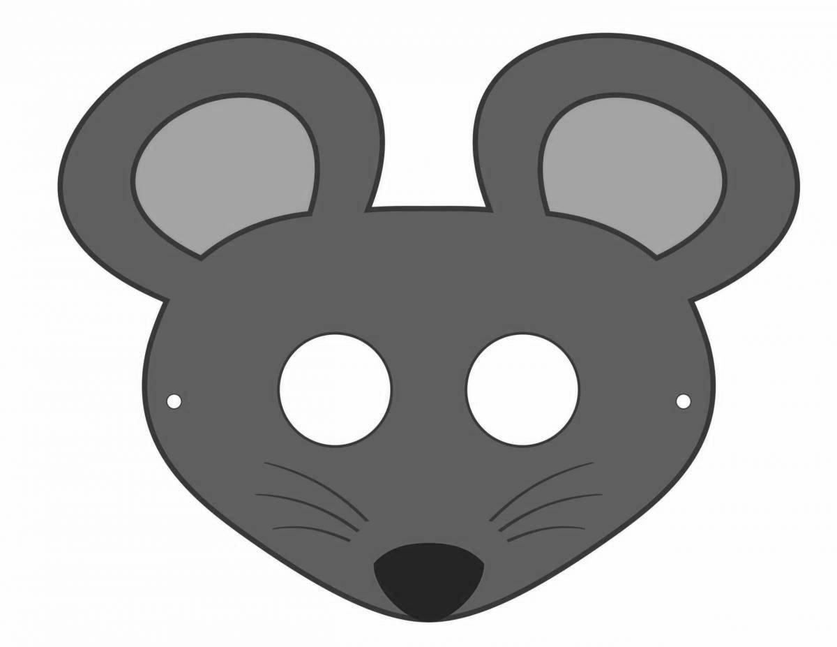 Coloring head of a wonderful mouse