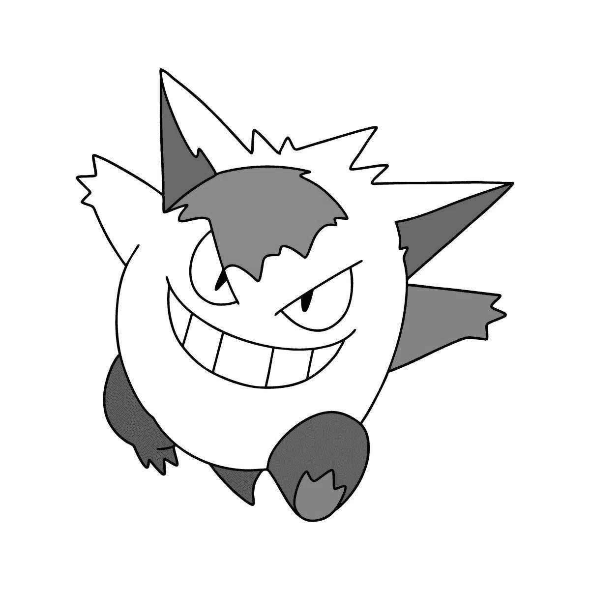 Gengar bright coloring