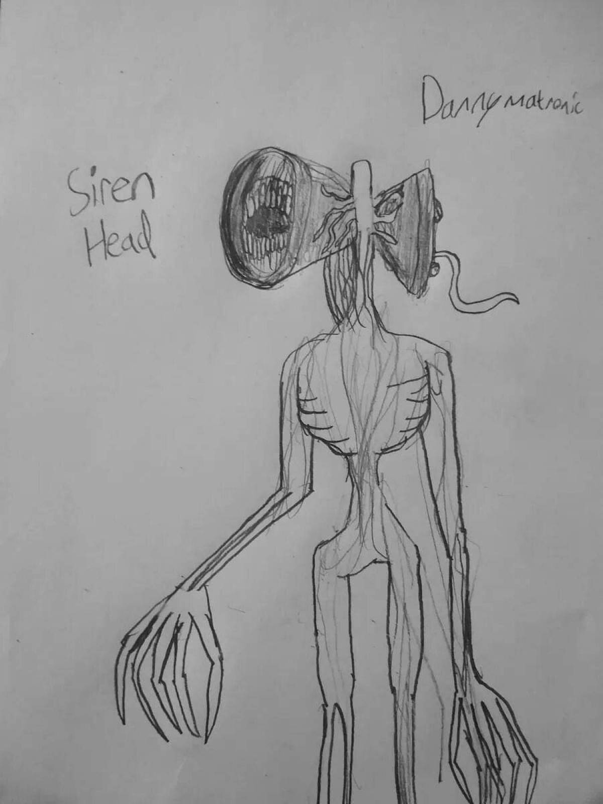 Scary siren head #2