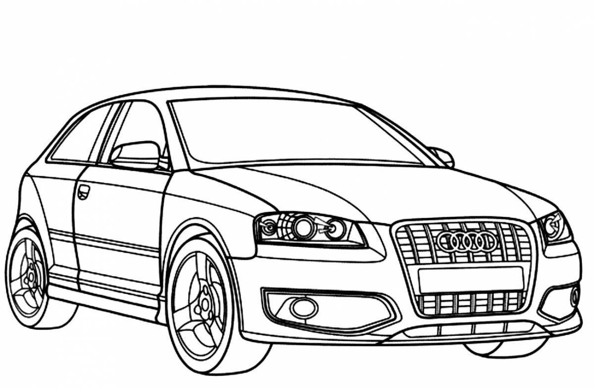 Audi q3 контур кузова