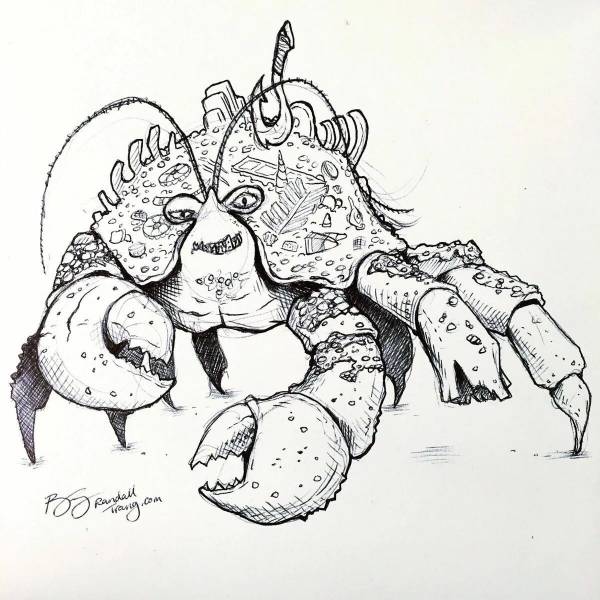 Coloring Pages Moana crab (38 pcs) - download or print for free #29634