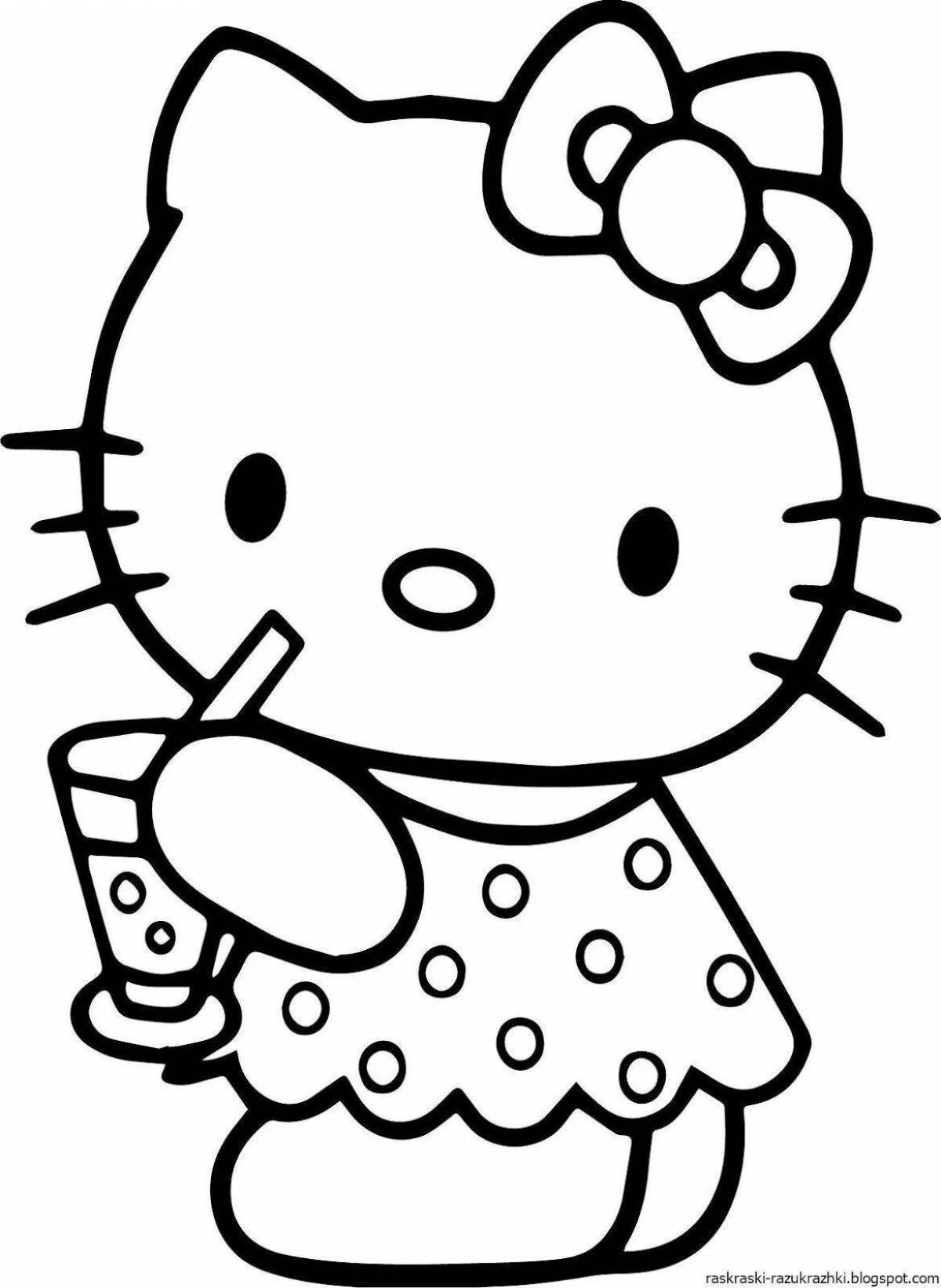 Naughty astro kitty coloring book