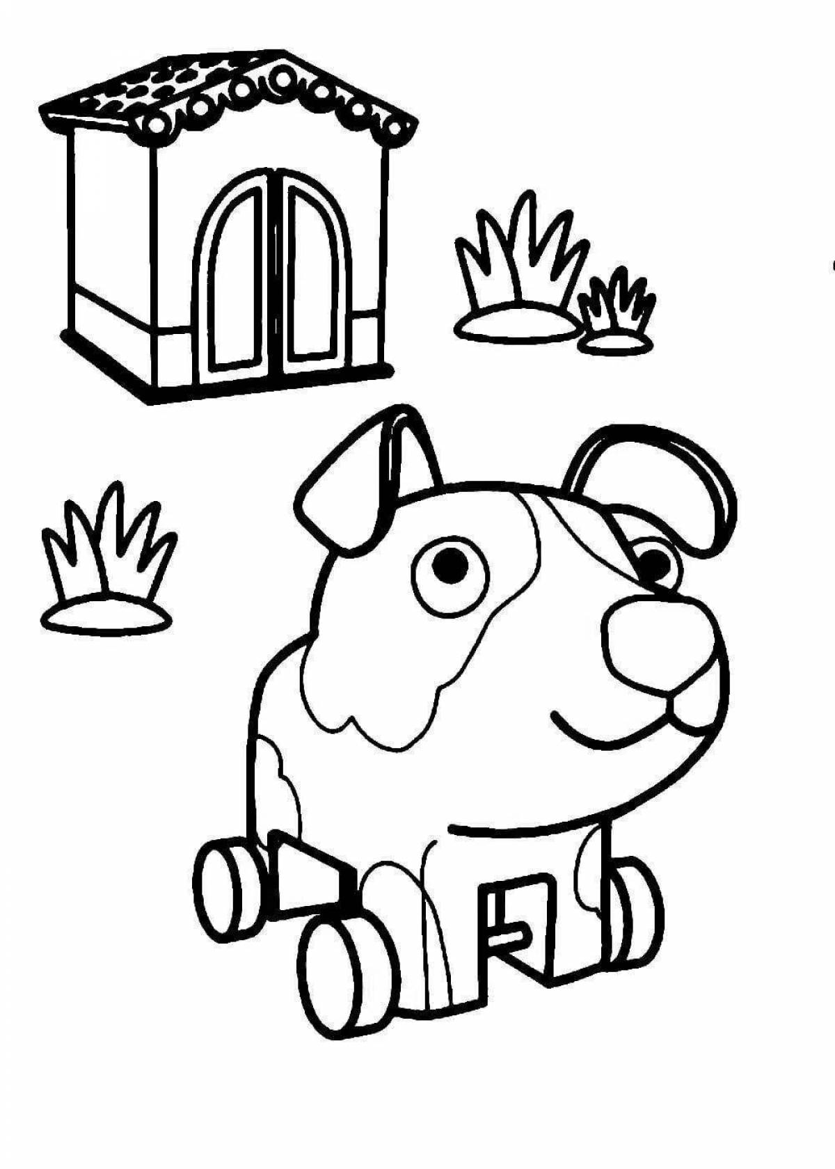 Glitter wood coloring pages