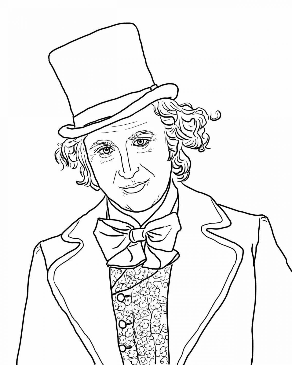 Bright big charlie coloring page