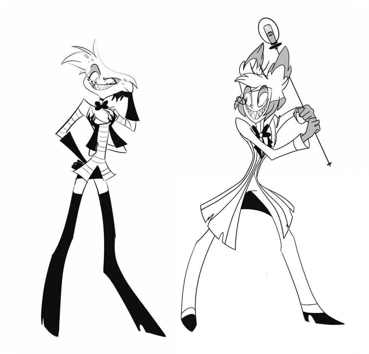 Fancy big charlie coloring book