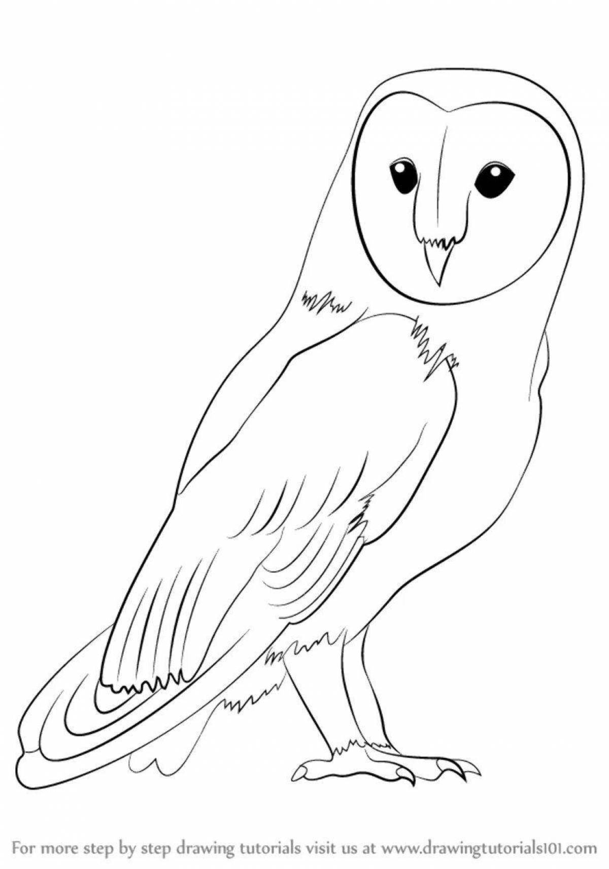 Awesome puffin coloring page