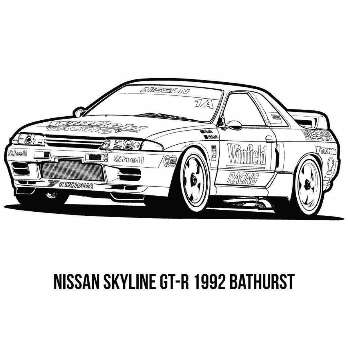 Colouring charming toyota crown