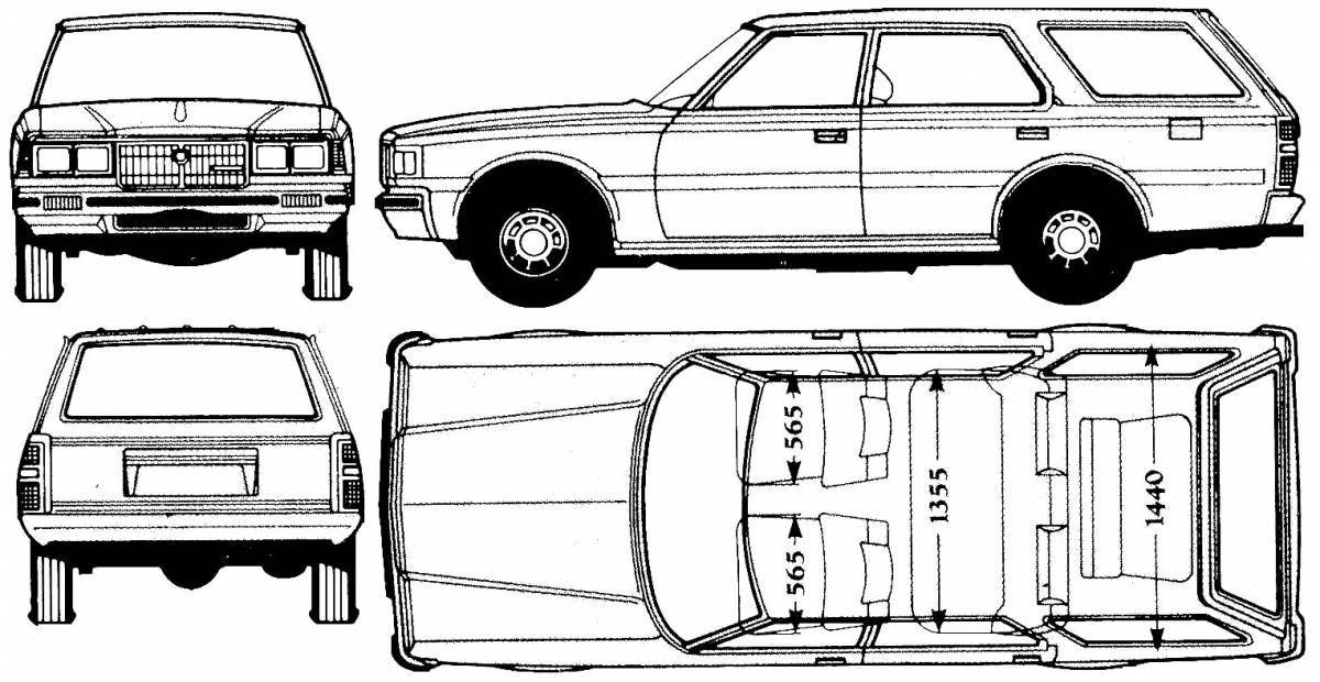 Coloring grand toyota crown