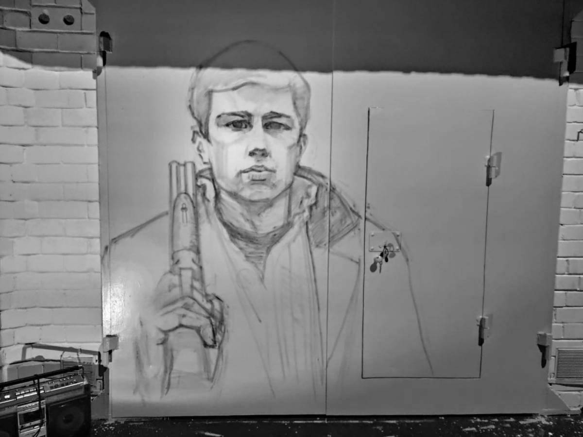 Photo Glowing brother coloring page