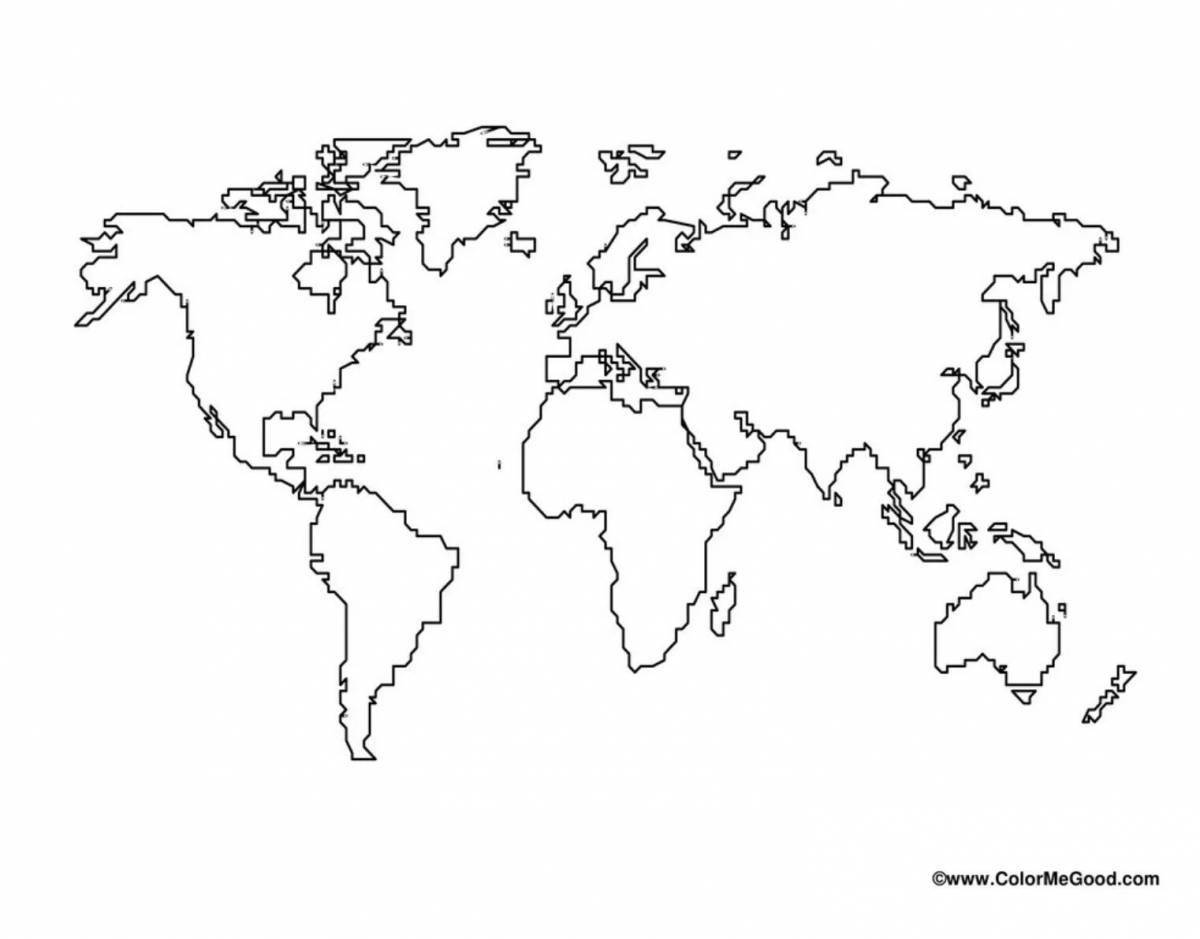 Exciting contour map