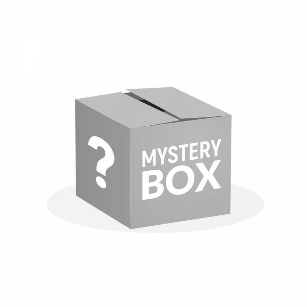 Fun boxing mystery coloring book