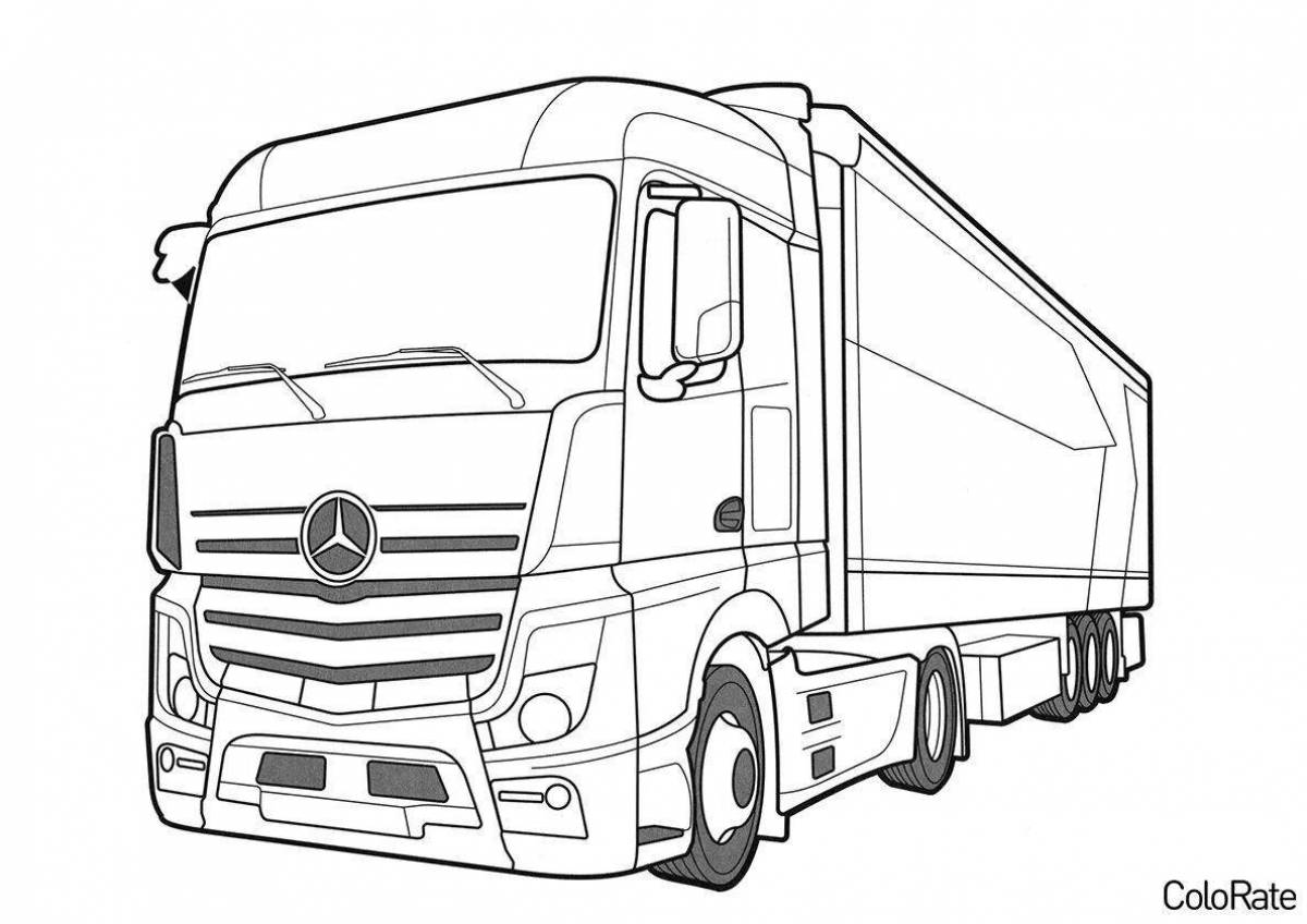 KAMAZ animated coloring