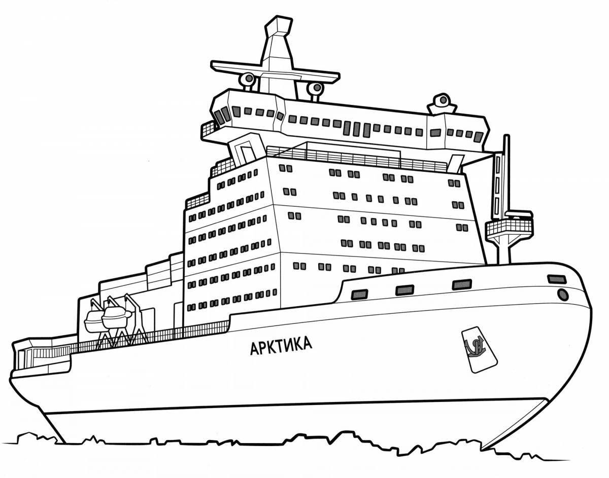 Great ship coloring pages