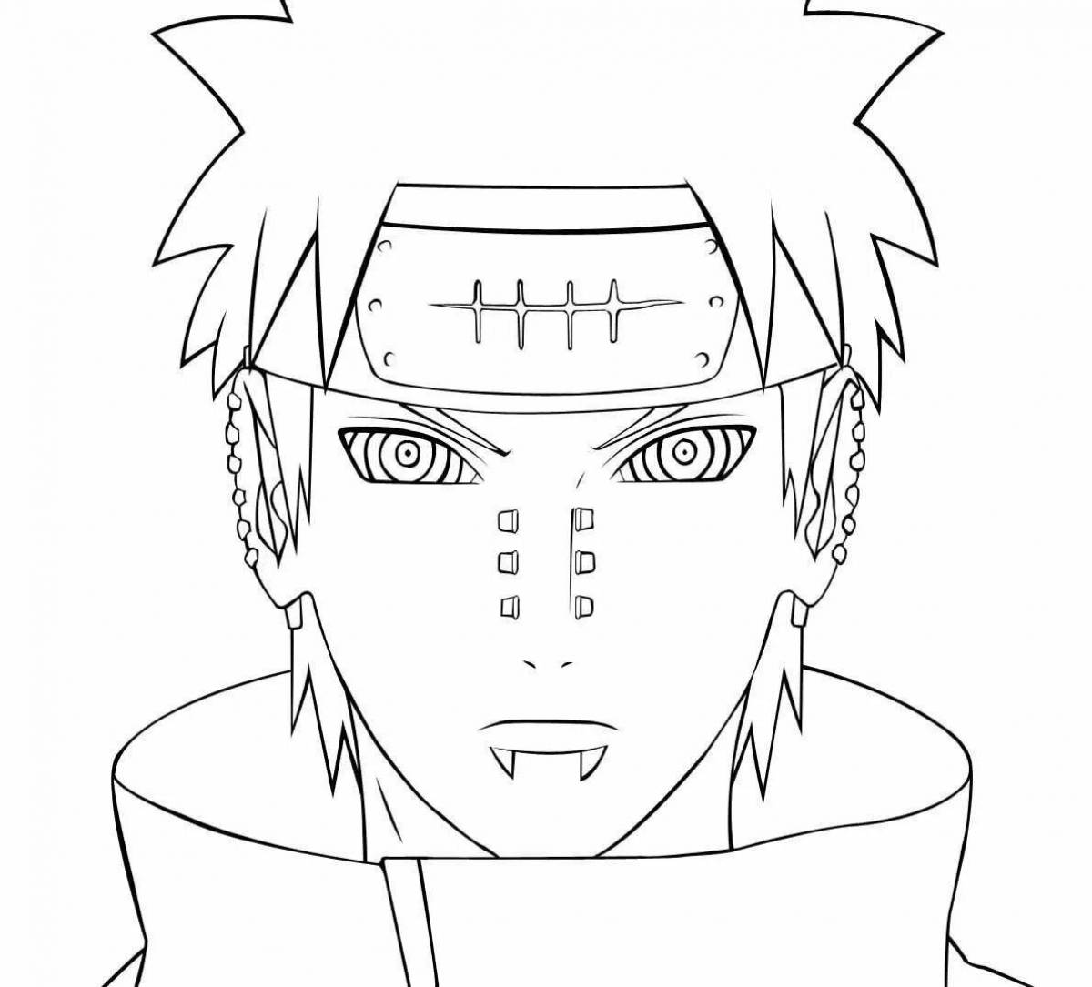 Coloring naruto flawless light